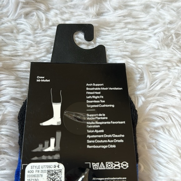 (3) NWT UNISEX UA TEAM CUSHIONED CREW SOCKS - Picture 5 of 6